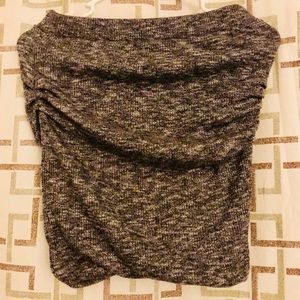 Zara layered woven skirt